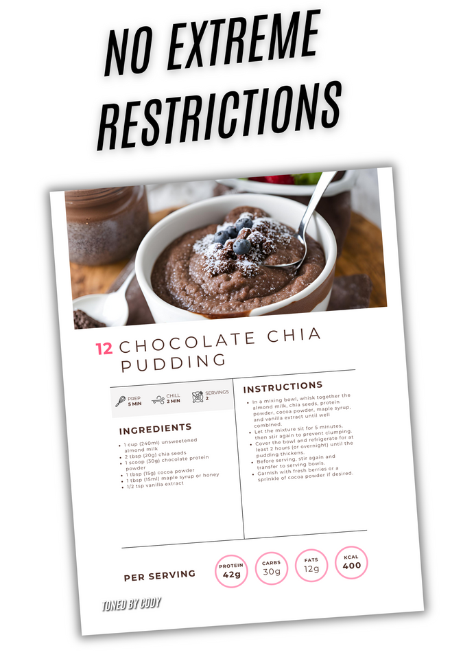 Goal Weight Pathway plan for Women